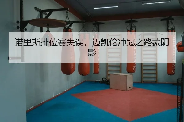 诺里斯排位赛失误，迈凯伦冲冠之路蒙阴影